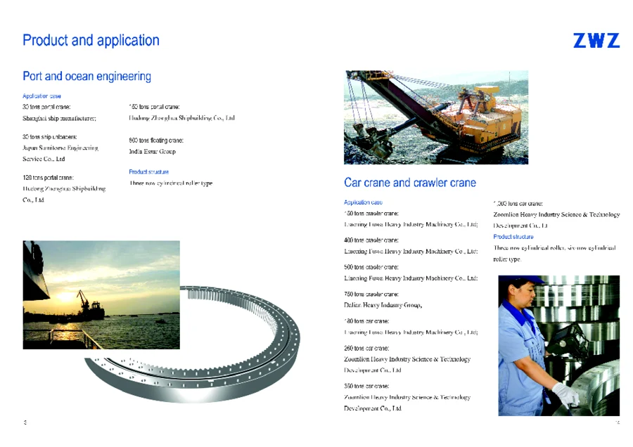 Slewing bearings · 8