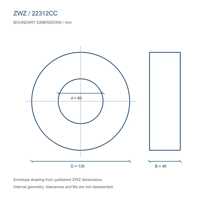 22312CC / d 60.000 mm / D 130.000 mm